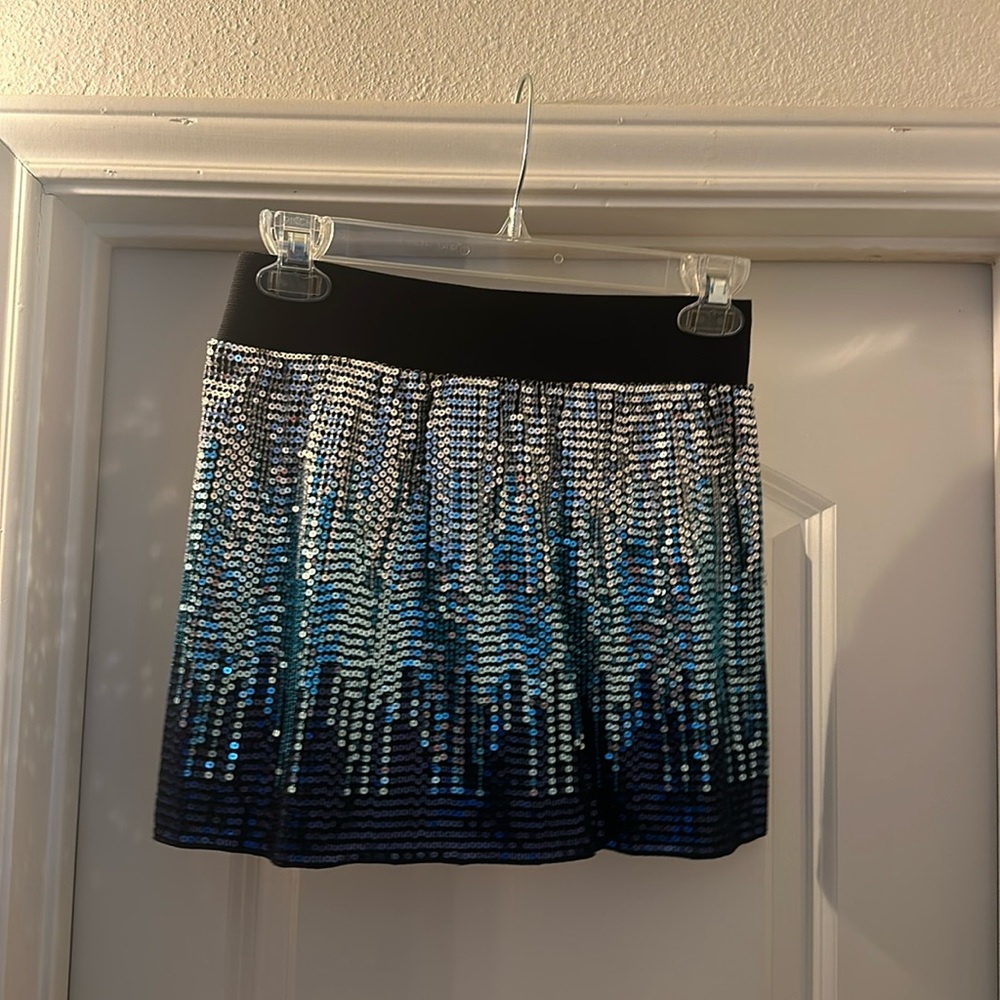 Sequined Mini Skirt